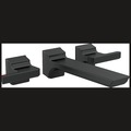 Delta 3-hole 8" wall installation Hole Wall-Mount Lavatory Faucet, Matte Black T3599LF-BLWL